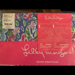 Lily Pulitzer double sided puzzle